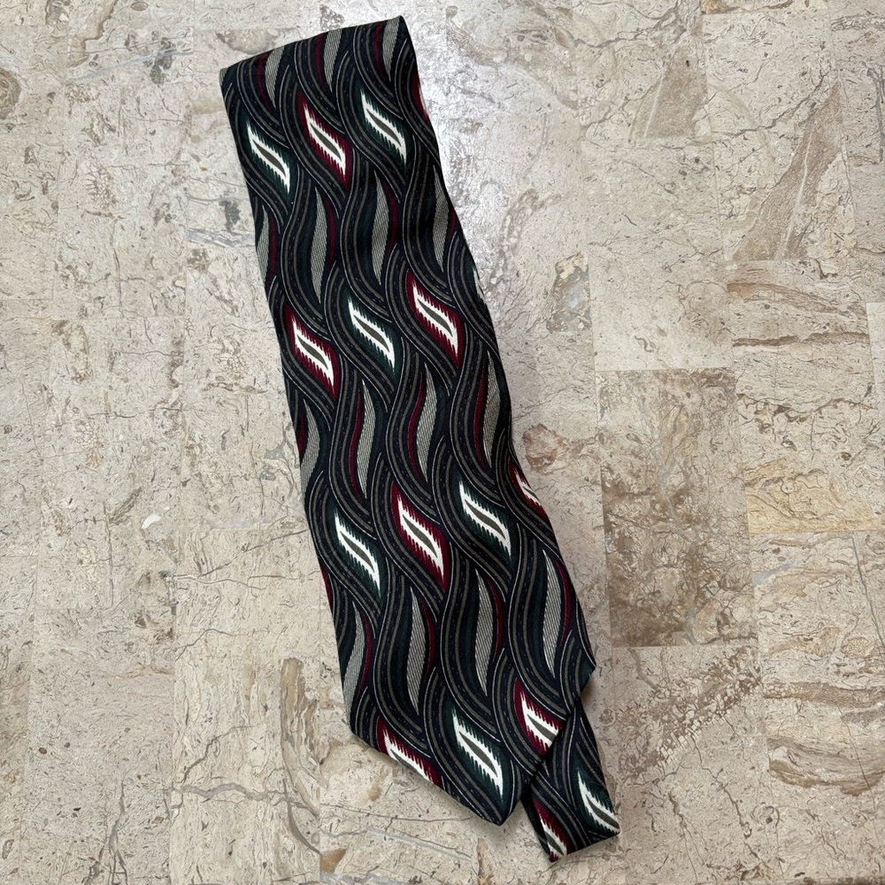 Avanzini Multicolor Silk Tie Handmade Italy